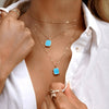 Turquoise Necklace Multilayer - Talia