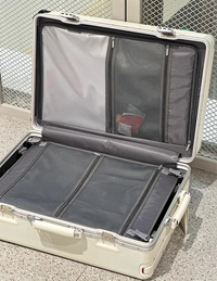 Wide-Handle Aluminium Frame PC Luggage – Lightweight & Durable Travel Case