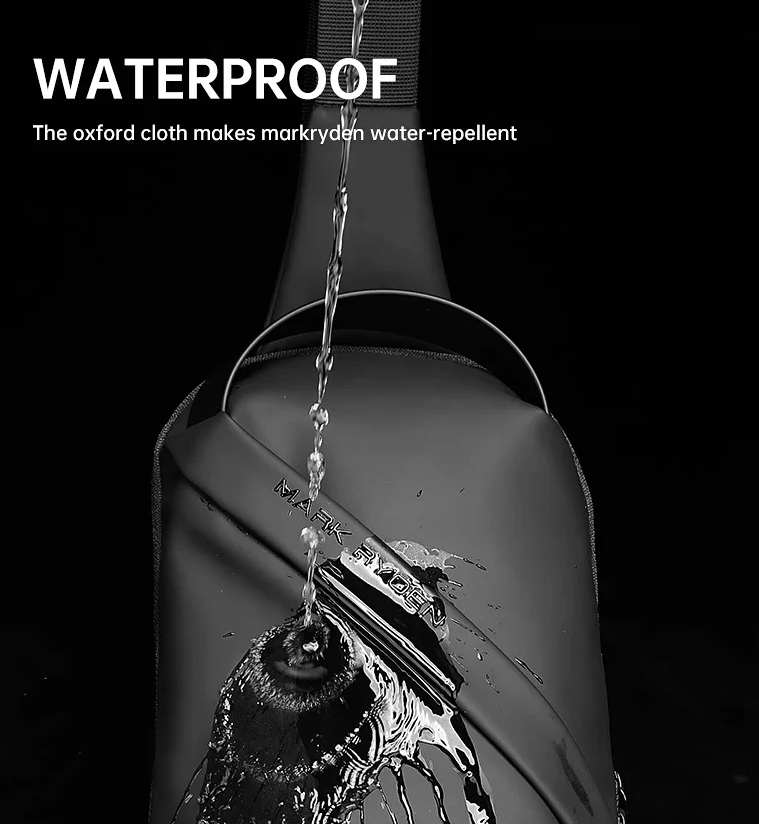 Compact Waterproof Crossbody Sling Bag for Men