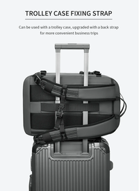 Expandable Waterproof Laptop & Vacuum Compression Travel Backpack