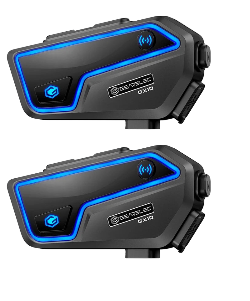 Bluetooth Motorcycle Intercom 10 Riders & IP67 Waterproof – RideSync