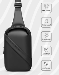 Compact Waterproof Crossbody Sling Bag for Men