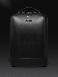 Full-Grain Leather Backpack with 17 Inch Laptop Compartment