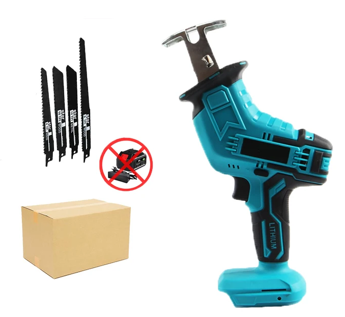Cordless Electric Reciprocating Saw for Wood & Metal Cutting – PowerCut