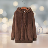 Soft ladies' hoodie jacket for autumn – Amalia