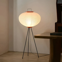 Wabi-Sabi Standing LED Lamp made of Rice Paper - ZenAura