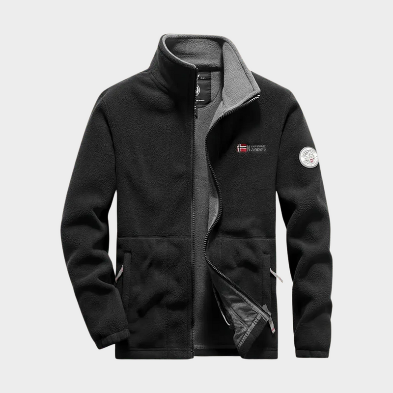 Warm Men's Fleece with Zip – Bjorn