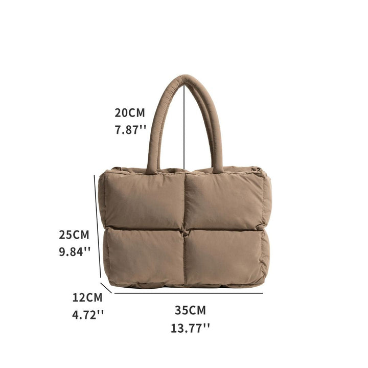 Stylish Puffer Shoulder Bag - Aurora