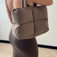 Stylish Puffer Shoulder Bag - Aurora