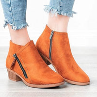 Autumn Ladies' Leather Ankle Boots – Saphira