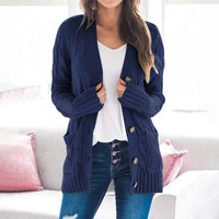 Knitted Women's Cardigan with Buttons – Noor