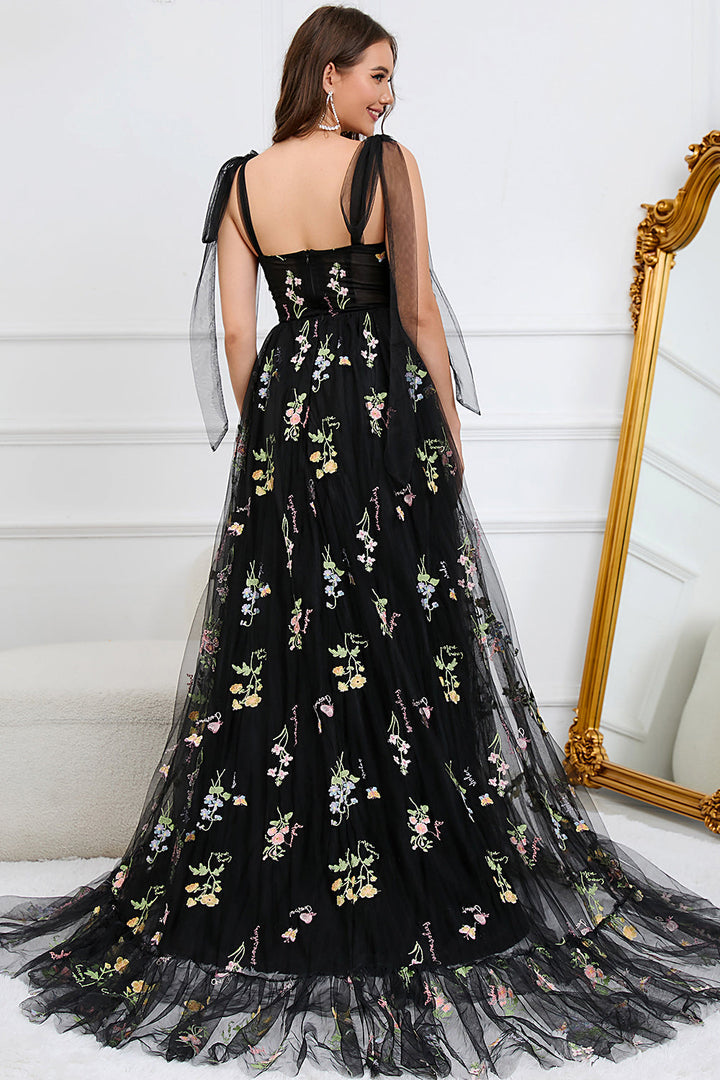 Trendy Tulle A-Line Evening Dress - Isabella