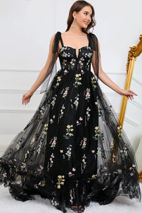Trendy Tulle A-Line Evening Dress - Isabella