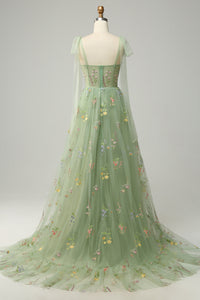 Trendy Tulle A-Line Evening Dress - Isabella