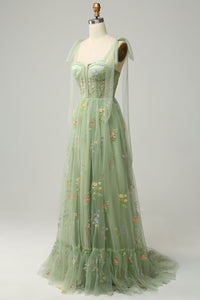 Trendy Tulle A-Line Evening Dress - Isabella
