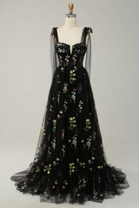 Trendy Tulle A-Line Evening Dress - Isabella