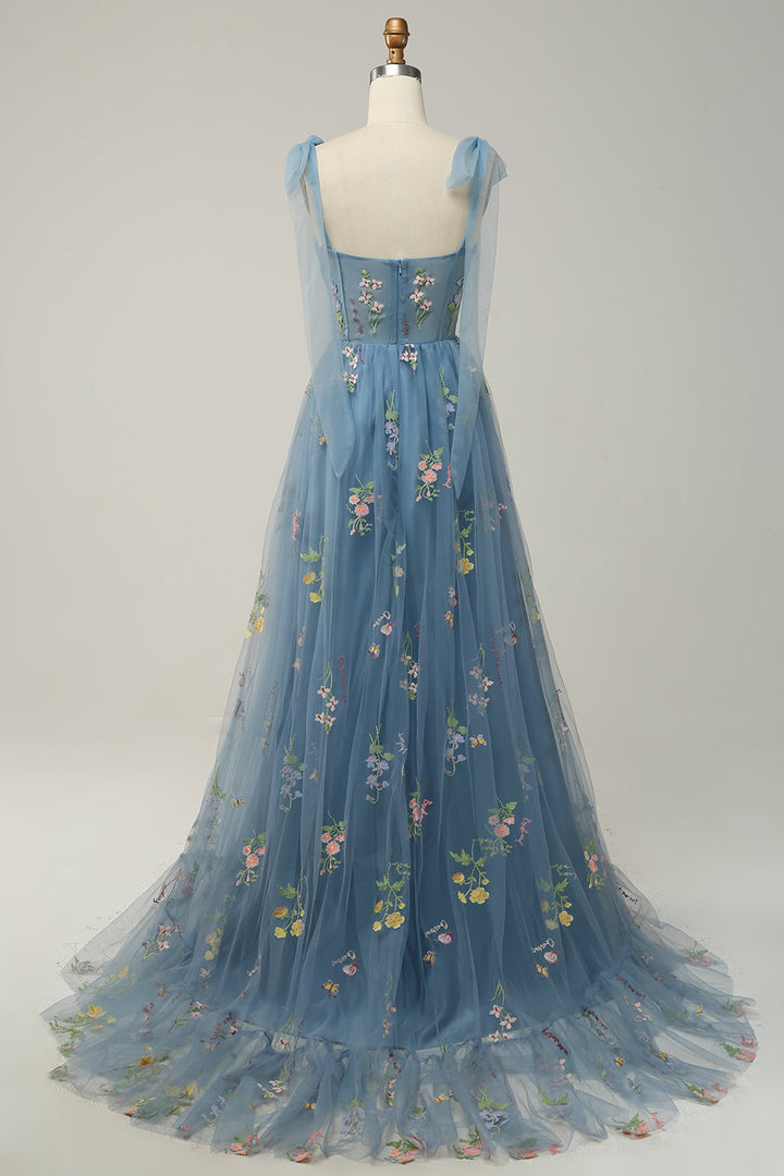 Trendy Tulle A-Line Evening Dress - Isabella