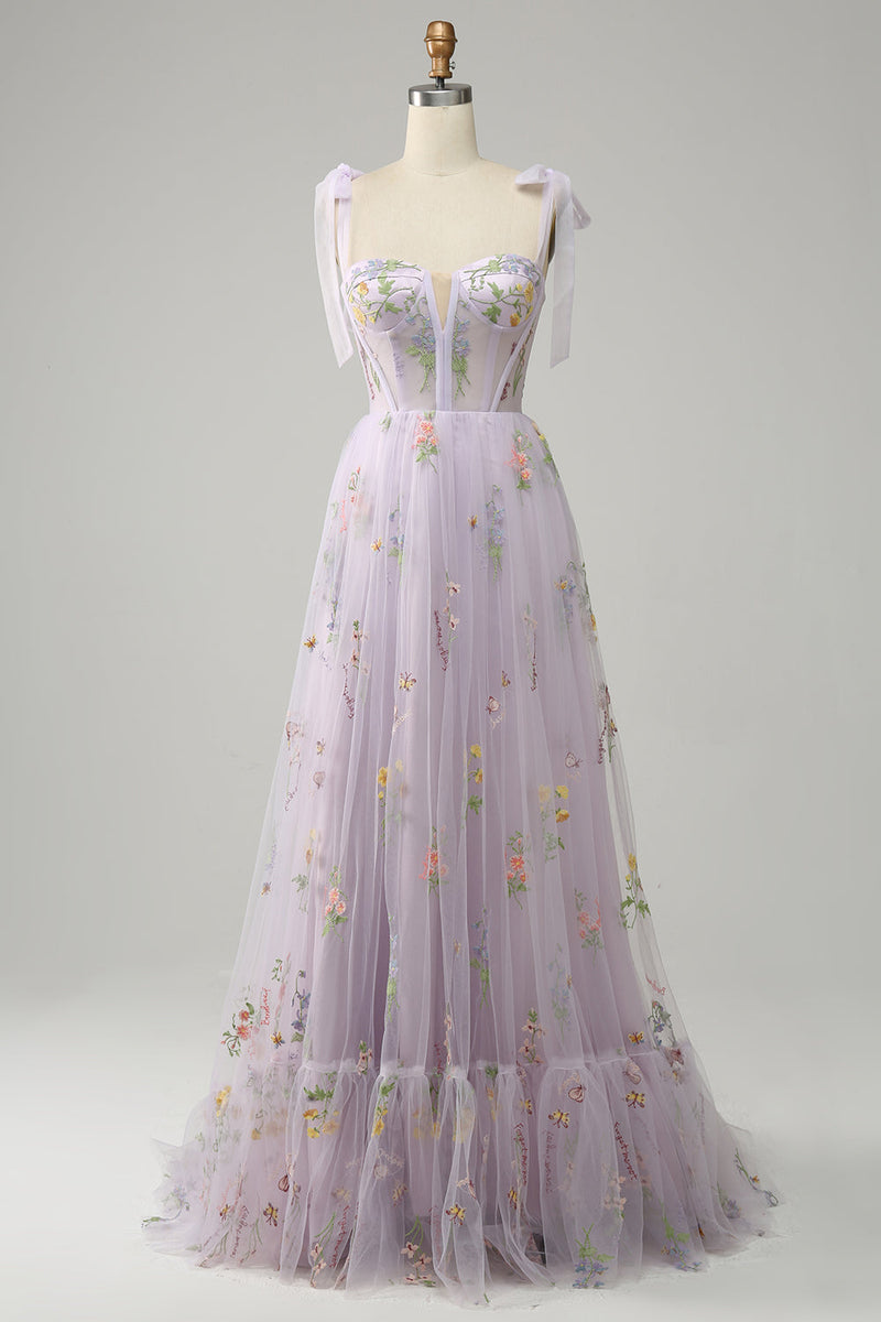 Trendy Tulle A-Line Evening Dress - Isabella