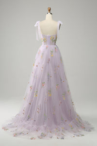 Trendy Tulle A-Line Evening Dress - Isabella