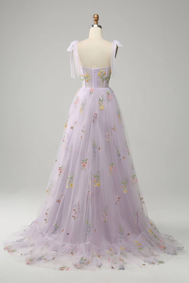 Trendy Tulle A-Line Evening Dress - Isabella