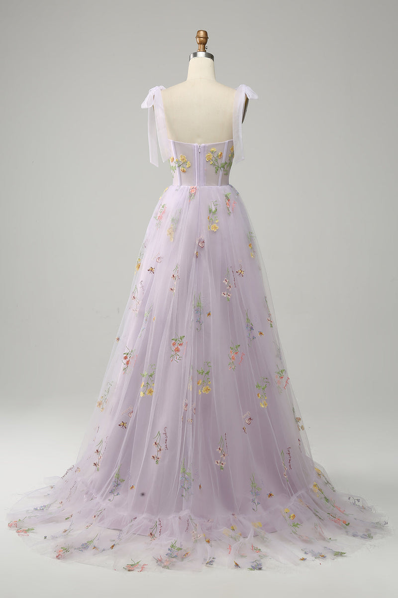 Trendy Tulle A-Line Evening Dress - Isabella