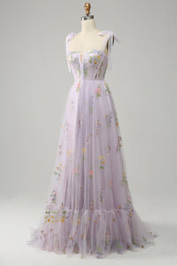 Trendy Tulle A-Line Evening Dress - Isabella