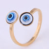 Adjustable Evil Eye Ring - Esra