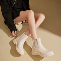 Ladies' mid-height waterproof rain boots with anti-slip sole – Selora