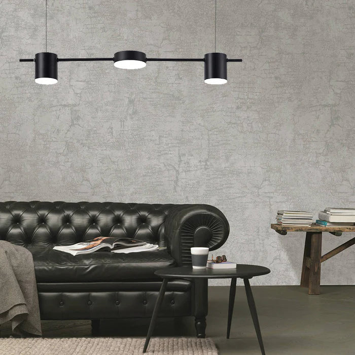 AA OUT OF STOCK AA_Bad Conversion-Modern Aluminium Pendant Lamp - AuraDrum-Black-3-White-State of Style