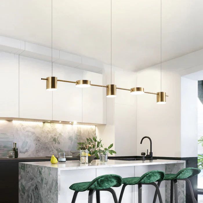 AA OUT OF STOCK AA_Bad Conversion-Modern Aluminium Pendant Lamp - AuraDrum-Gold-3-White-State of Style
