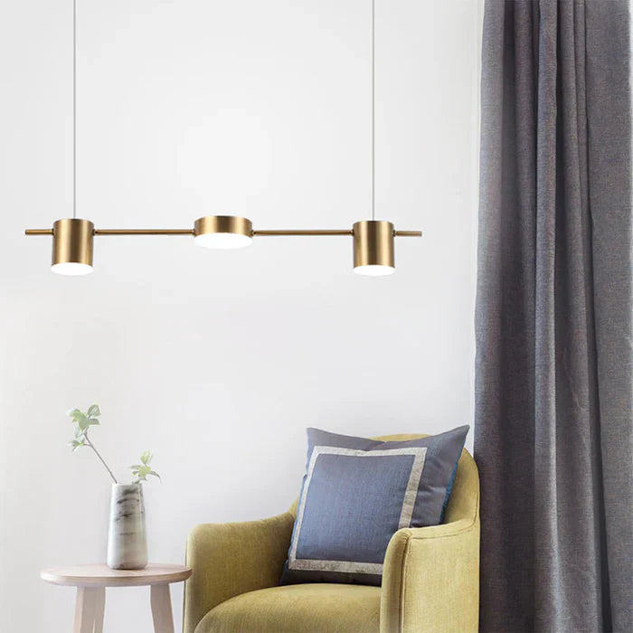 AA OUT OF STOCK AA_Bad Conversion-Modern Aluminium Pendant Lamp - AuraDrum-Gold-3-White-State of Style