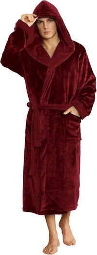 AA OUT OF STOCK Luxury Men's Bathrobe - Robbie-Bordeaux-S/M-State of Style