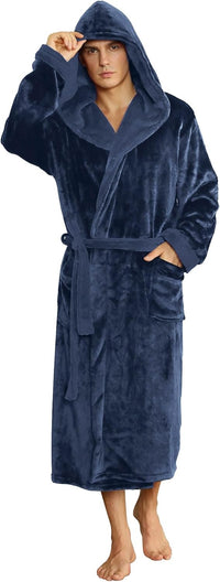 AA OUT OF STOCK Luxury Men's Bathrobe - Robbie-Dark blue-S/M-State of Style