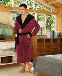 AA OUT OF STOCK Luxury Men's Bathrobe - Robbie-Dark grey-S/M-State of Style