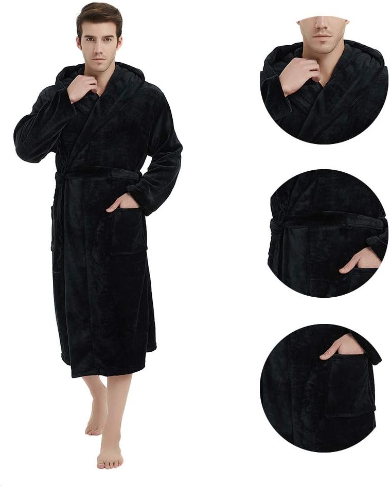 AA OUT OF STOCK Luxury Men's Bathrobe - Robbie-Dark grey-S/M-State of Style
