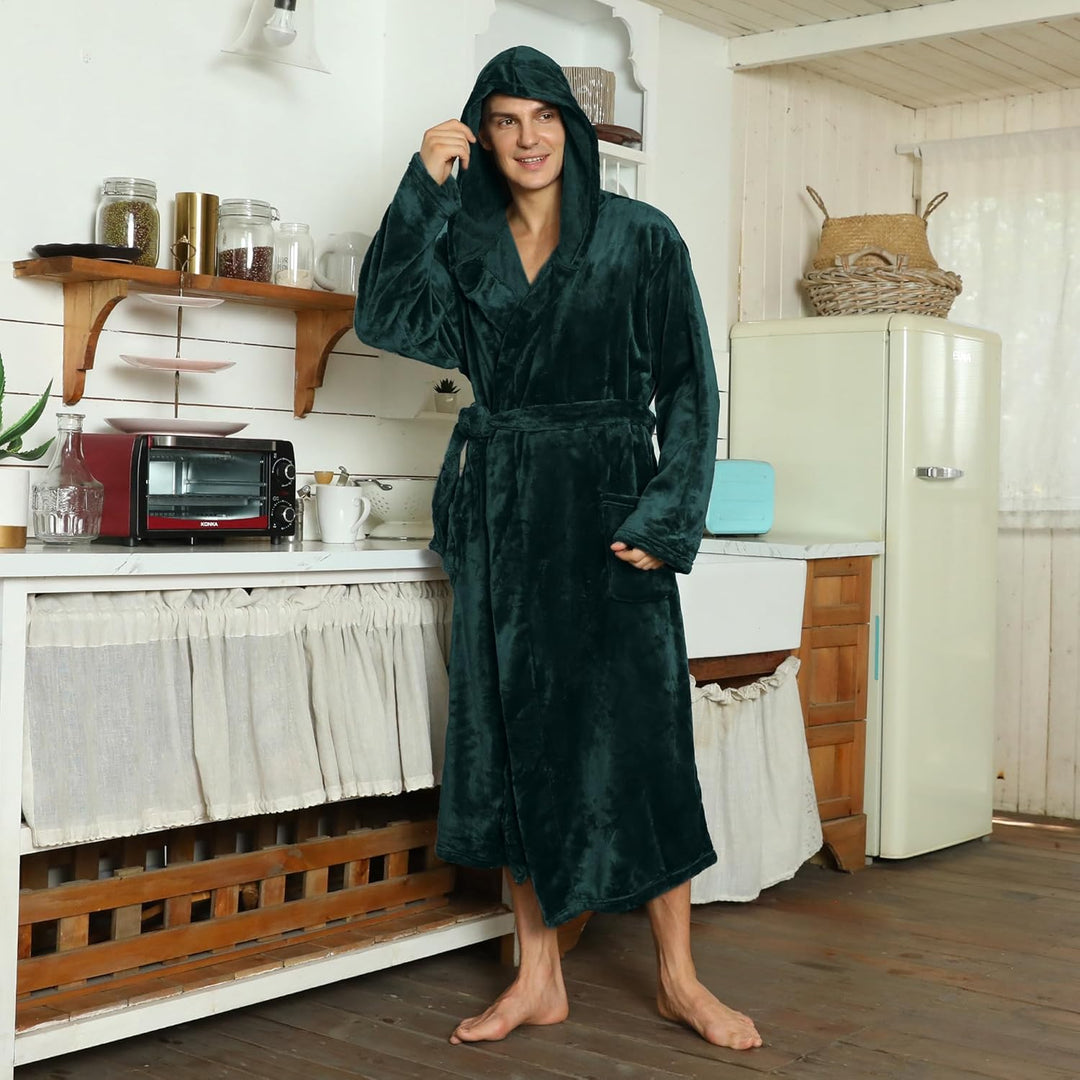 AA OUT OF STOCK Luxury Men's Bathrobe - Robbie-Dark grey-S/M-State of Style