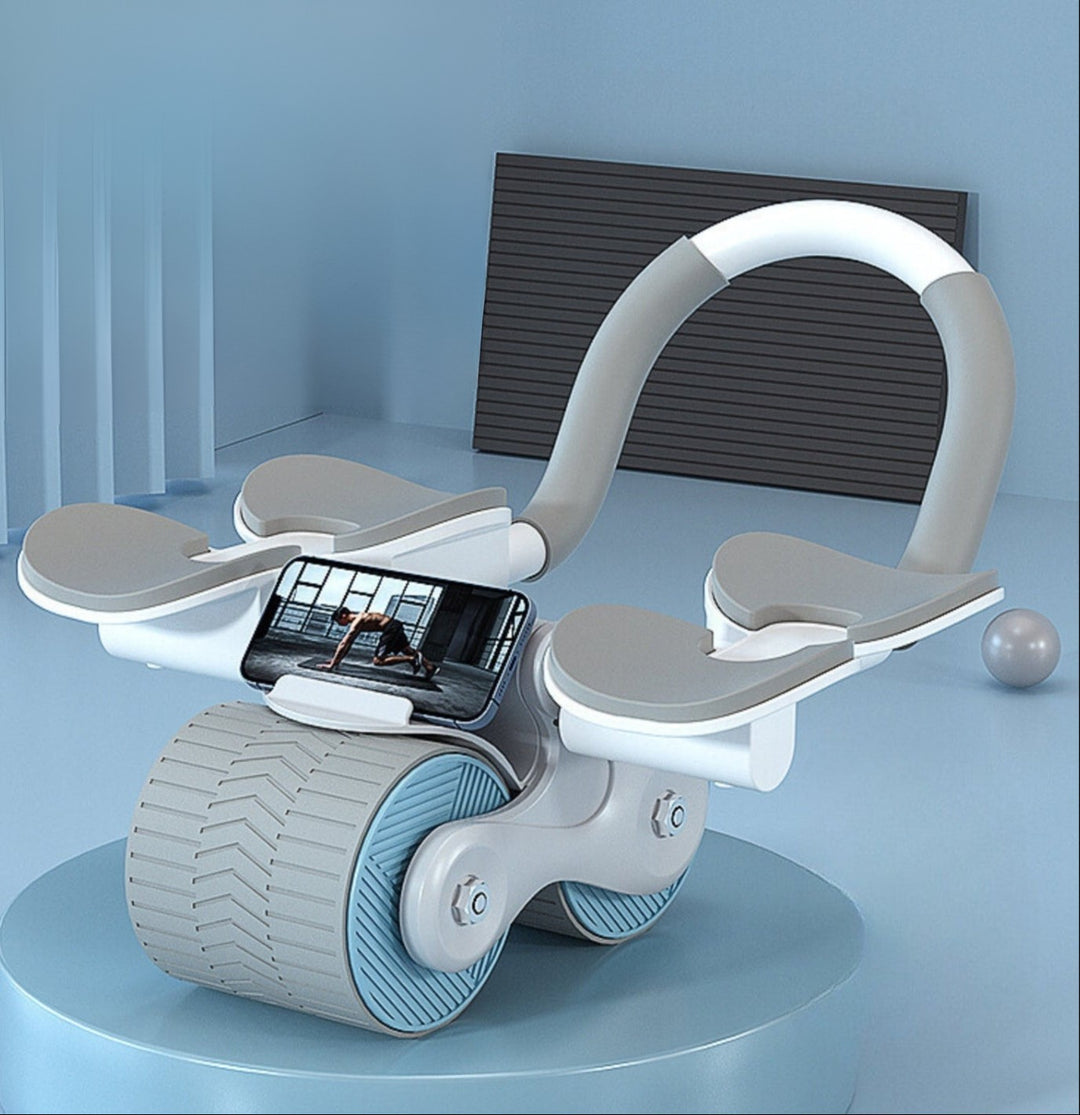 Abdominal trainer - CoreRoller Max-Grey Blue-State of Style
