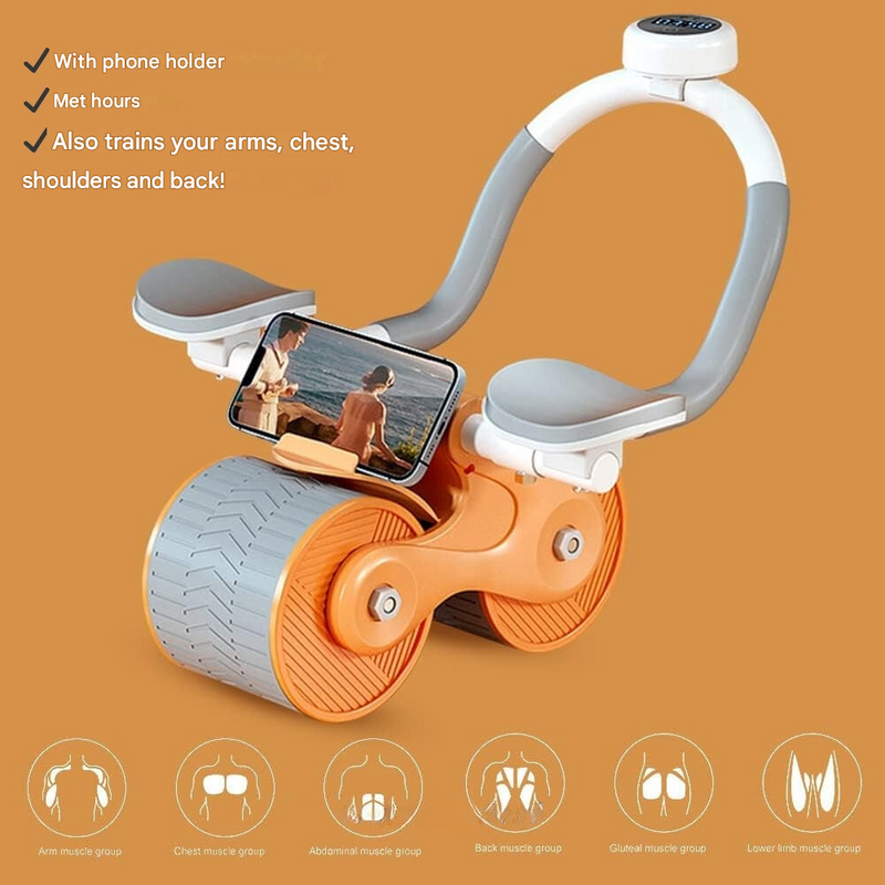 Abdominal Trainer - CoreRoller Pro-Orange-Without Timer-State of Style