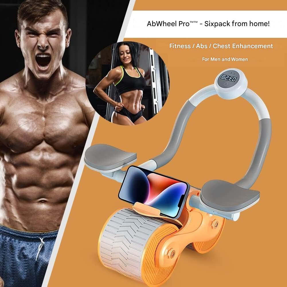 Abdominal Trainer - CoreRoller Pro-Orange-Without Timer-State of Style