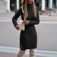 Abigail Elegant and Sophisticated Dress-Black-S-State of Style