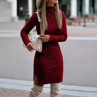 Abigail Elegant and Sophisticated Dress-Burgundian-S-State of Style