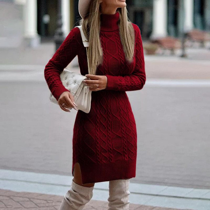 Abigail Elegant and Sophisticated Dress-Burgundian-S-State of Style