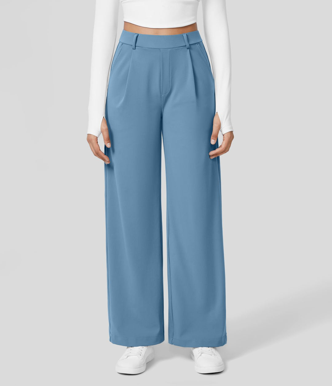 Ace - Comfortable Casual Pants-Blue-S-36-State of Style