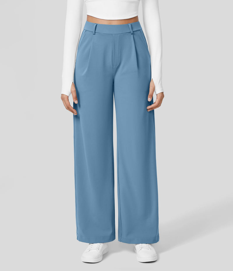 Ace - Comfortable Casual Pants-Blue-S-36-State of Style