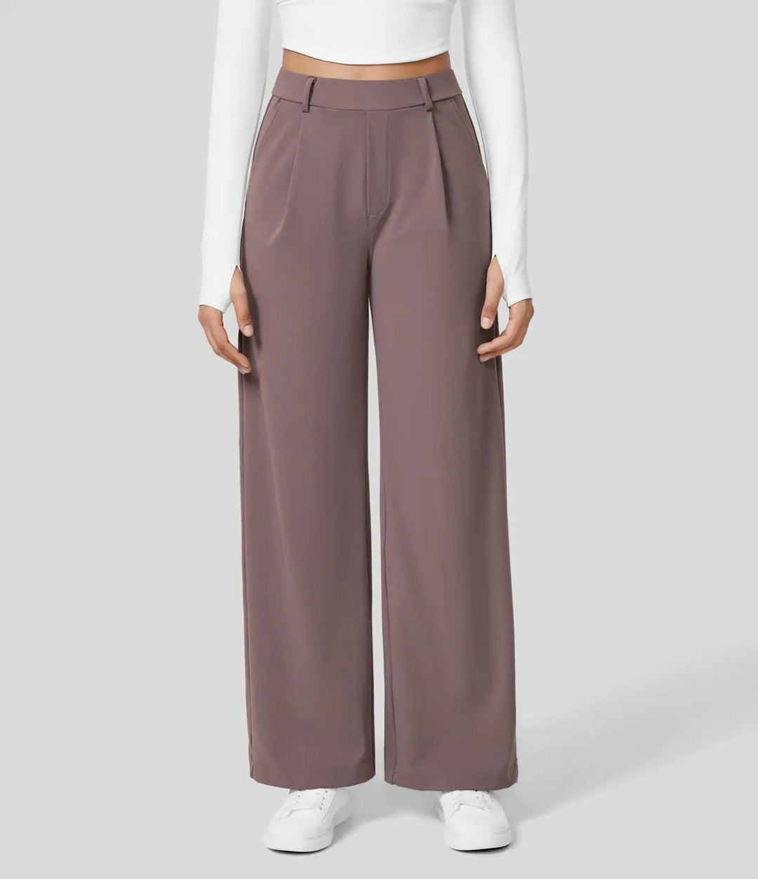 Ace - Comfortable Casual Pants-Grey-S-36-State of Style