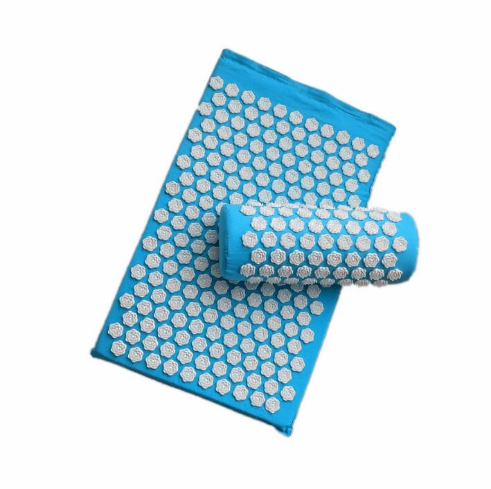 Acupressure Yoga Mat & Cushion Set - RelaxMat-Light Blue-State of Style