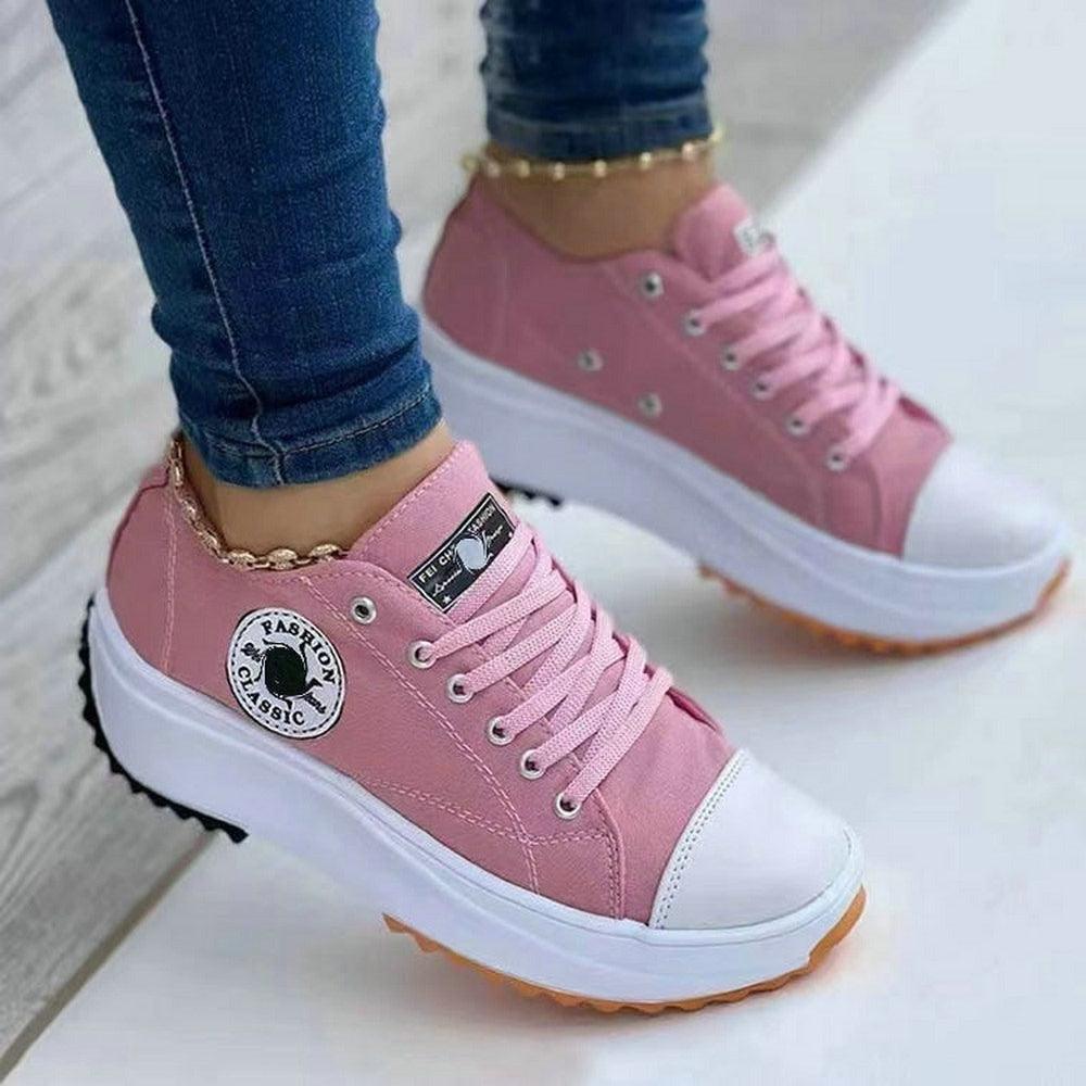 AdalynnSneaks – Sporty and Stylish Sneakers-Pink-4.5-State of Style