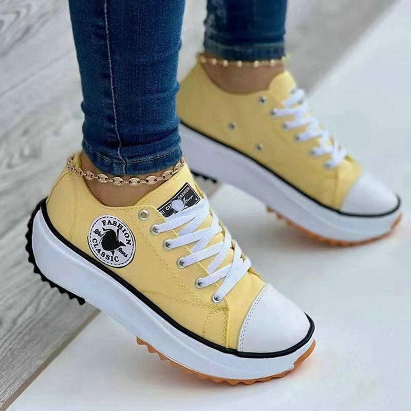 AdalynnSneaks – Sporty and Stylish Sneakers-Yellow-4.5-State of Style