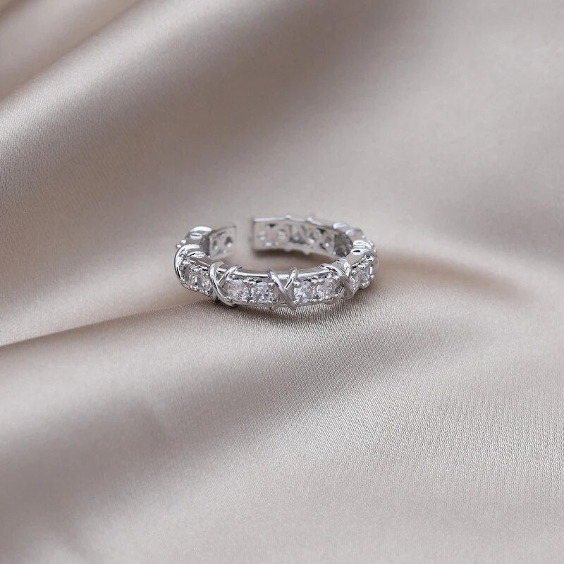 Adjustable Anxiety and Digestion Ring | Wellness Jewellery-Silver-State of Style
