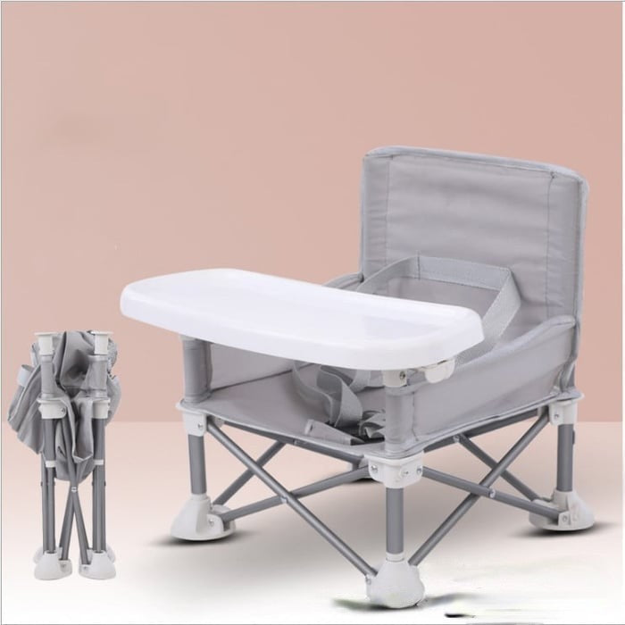 Adjustable Booster Seat – SnackSeat-Khaki-State of Style